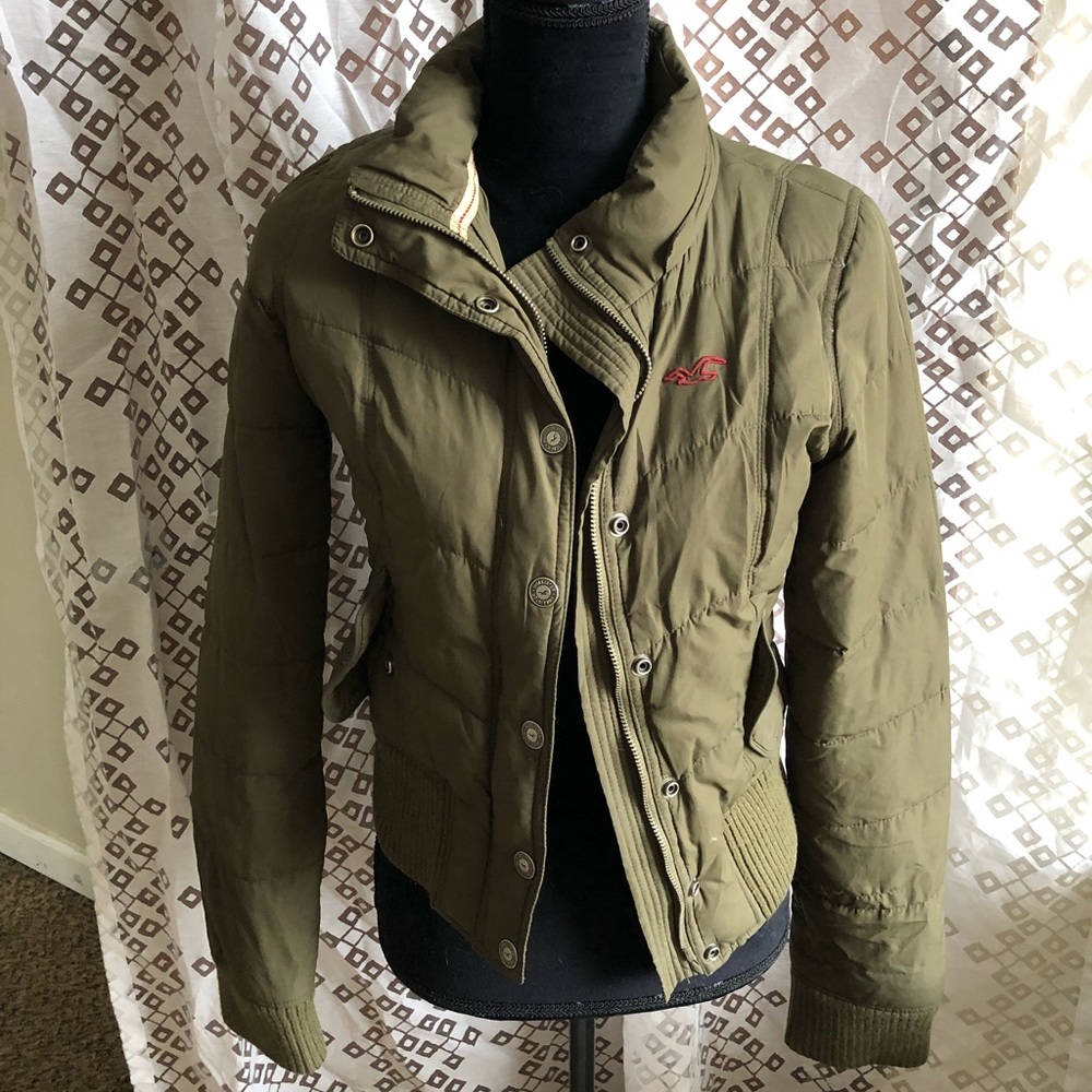 Hollister down coat